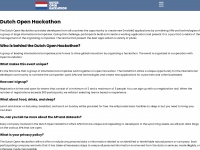 Dutchopenhackathon.com
