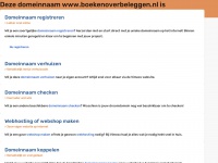 Boekenoverbeleggen.nl