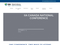 Iiacanadanationalconference.com