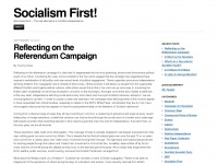 socialismfirst.wordpress.com Thumbnail