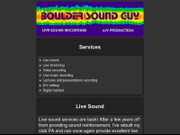 Bouldersoundguy.com