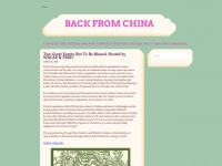 Backfromchina.wordpress.com