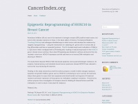 cancerindex.wordpress.com Thumbnail