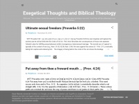 Exegeticalthoughts.blogspot.com