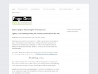 pageoneseoservices.com Thumbnail