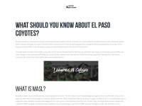 elpasocoyotes.com