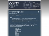 voteforhope.org Thumbnail
