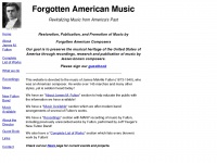 forgottenamericanmusic.com Thumbnail