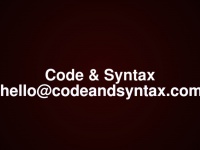 codeandsyntax.com Thumbnail