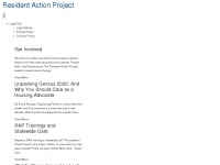residentactionproject.org Thumbnail