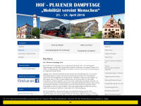 hof-plauener-dampftage.de Thumbnail