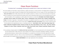 cleanroomfurniture.in Thumbnail