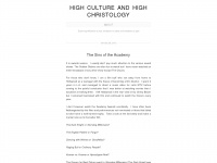Highcultureandhighchristology.wordpress.com