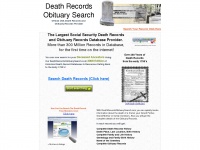deathrecordsobituarysearch.com