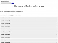 cities-weather.com Thumbnail