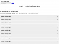 country-codes.net Thumbnail