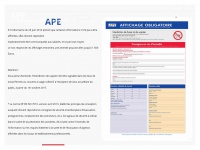 Ape-affichageobligatoire.fr