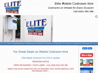 elitemobilecoolroomhire.com